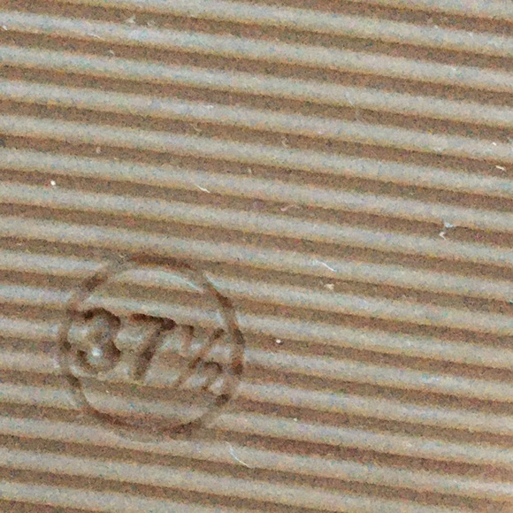 Fendi peep toe denim trim wedge espadrilles 37.5 - Picture 5 of 15